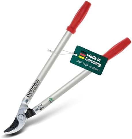 Berger Astschere Bypass Klassik 4200 Antihaftscharnier klingelos länglich Anschlagdämpfer 60cm