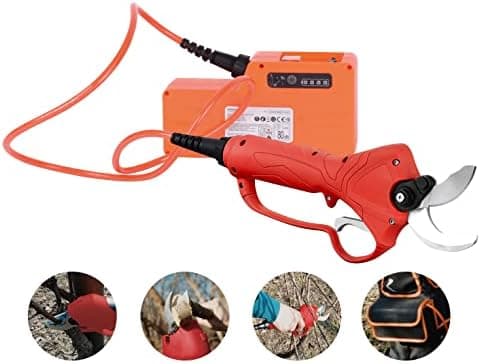 STREND PRO Akku Gartenschere max 40mm Schnitte | Professional | 10 Stunden Batterie-Leben