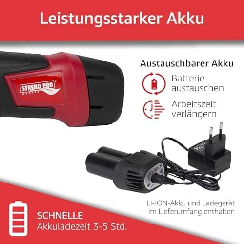 STREND PRO Akkuschnitte lle Baumbeschneider Teleskop |für einfach Garten und Baum Beschneiden| max. 22mm, 170cm Lang tel