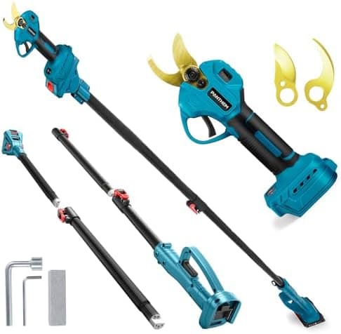 Makita 18V Drahtlose Elektrische Gartenschere Akku Astschere mit Bürstenlosen Motor LCD Display für Baumbeschneidung Obs