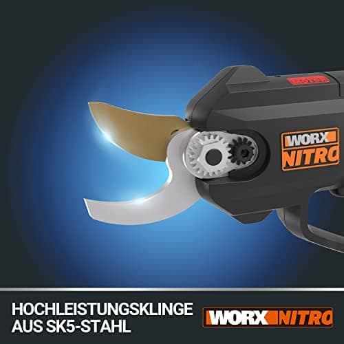 Worx NITRO WG330E Akku Astschere 20V - Mühelloses Schneiden, 25mm Schnitttiefe, Bürstenloser Motor