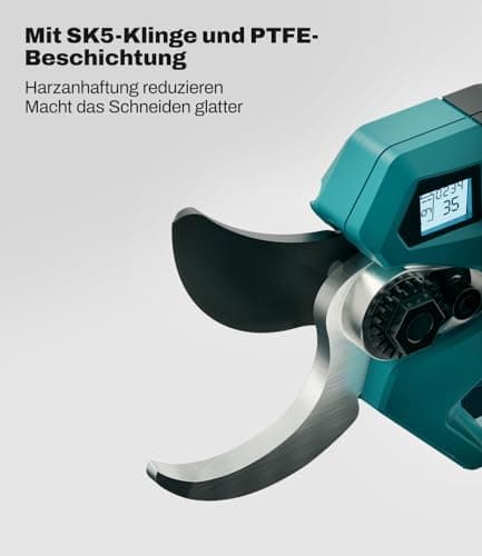 KIESBOHR 18V Akku Gartenschere für professionelle Baumabtaster