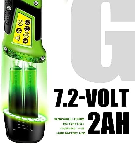 Gardtech Elektrische Astschere 7.2V Akku - ideal für Gartenpflanzen und Topfpflanzen - schnell schneidend, 1 Stück 2Ah L