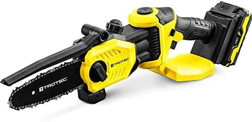TROTEC Akku Astschere PGSS 15-20V – Multi Akku 20V 2 Ah Einschaltschutz & Fingerschutz für Hartholz und Weichholz