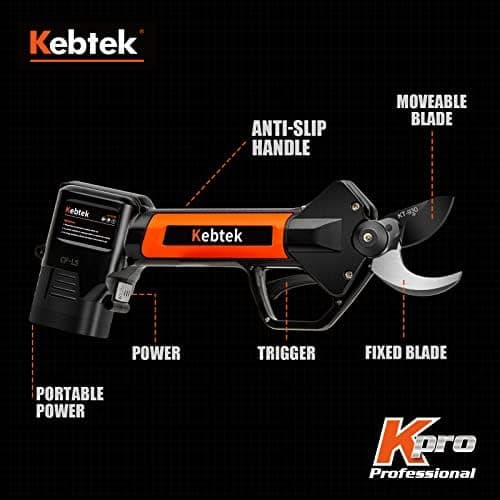 Kebtekprofessionelle Elektrische Gartenschere 16.8V Akku 30mm Schnittdurchmesser für Profis
