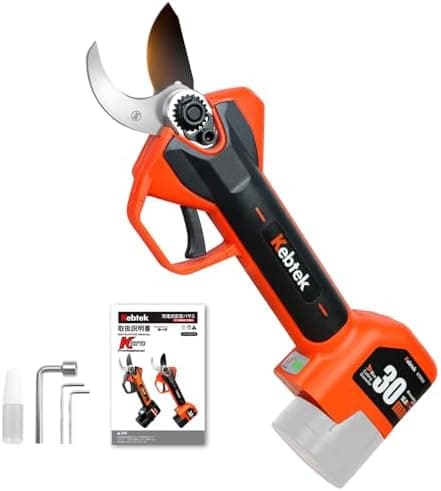 Kebtek Professionelle 16.8V Elektrische GartenschereHeavy Duty nur Akkuastoschere 2025,Nur Körper,Sicherheitsschalter La
