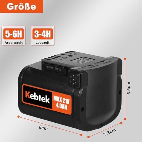 Ersatz für Lithium-Ionen-Akku Elektrowerkzeuge, 4000mAh 10C High-Rate Discharge Akku für Kabellose Astschere
| Lithium-