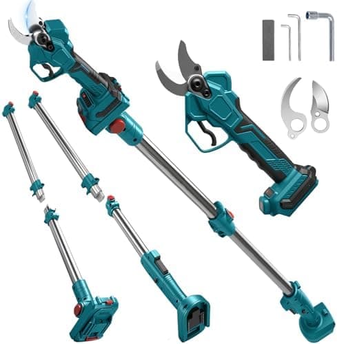 Makita 18V Drahtlose Elektrische Gartenschere Akku Astschere mit Bürstenlosen Motor LCD Display für Baumbeschneidung Obs