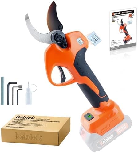 Kebtek Akku Astschere für Gartenarbeit Elektrische Schere Profi Buchsbaumschere 40mm (Nur Scherenkörper)