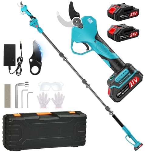 Elektra Gartenschere 200cm Stange Akku SK7-Klingen 4000mAh"display" 6–8 Arbeitsstunden