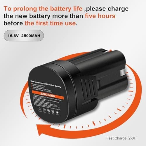 Lithium-Ionen-Akku Ersatz für Elektrowerkzeuge 2500mAh 10C High-Rate Discharge Max 16.8VRated 1|4V für Astscheren  
Lith