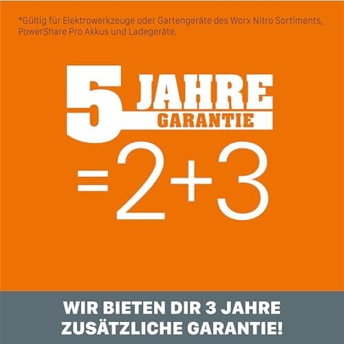 Worx NITRO WG330E Akku Astschere 20V - Mühelloses Schneiden, 25mm Schnitttiefe, Bürstenloser Motor