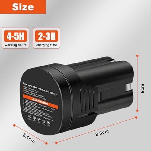 Lithium-Ionen-Akku Ersatz für Elektrowerkzeuge 2500mAh 10C High-Rate Discharge Max 16.8VRated 1|4V für Astscheren  
Lith