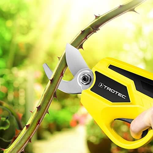 TROTEC Akku Astschere PGSS 15-20V – Multi Akku 20V 2 Ah Einschaltschutz & Fingerschutz für Hartholz und Weichholz