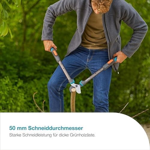 Gardena Astschere TeleCut Pro S | Verlängerbare Teleskop-Astschere | Präzisionsgeschliffene Klingen (12040-88)  
Gardena