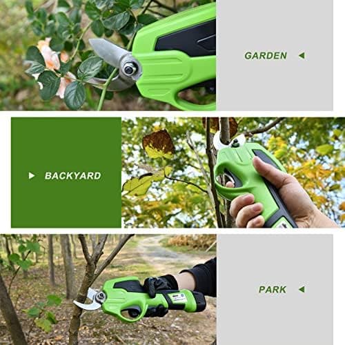 Gardtech Elektrische Astschere 7.2V Akku - ideal für Gartenpflanzen und Topfpflanzen - schnell schneidend, 1 Stück 2Ah L