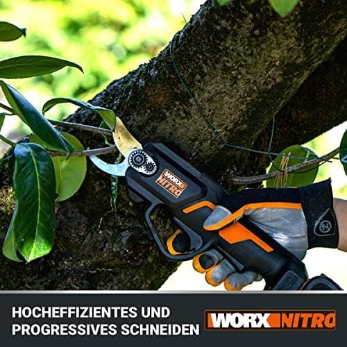 Worx NITRO WG330E Akku Astschere 20V - Mühelloses Schneiden, 25mm Schnitttiefe, Bürstenloser Motor