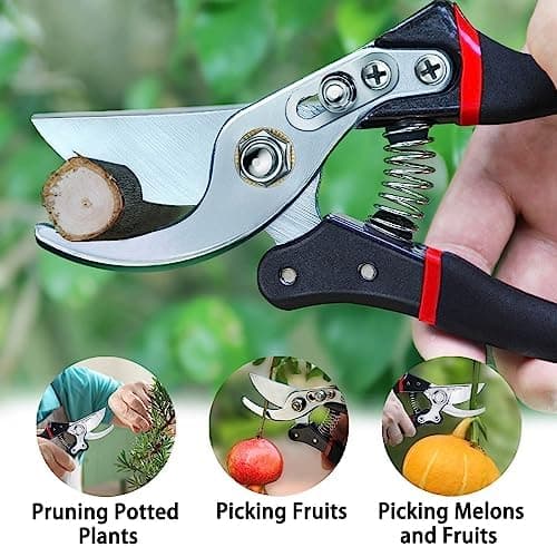 Kynup Profi Gartenschere mit SK-5 Stahl & Sicherungssperre für professionelle Baumwärter