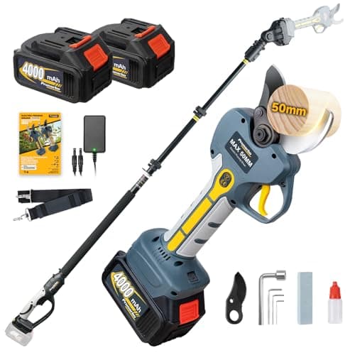 Prunarbo 50mm Elektrische Astschere 900W Starkes Schneiden Professional Kompatibel mit Makita 18V Akkus PR-E50  
Prunarb