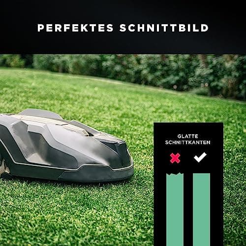 RASENWERK® Hochwertige Mährobotermesser für Bosch Indego - Universal Ersatzklingen - Titancarbid legierte Klingen, 36 St