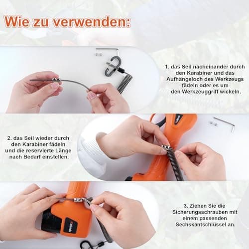 Kebtek Handscheren-Hängetasche Elektri-Gartenschere robust Konstruktionswerkzeuggürtel Batterietasche