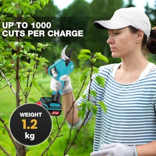 Elektra Gartenschere 200cm Stange Akku SK7-Klingen 4000mAh"display" 6–8 Arbeitsstunden