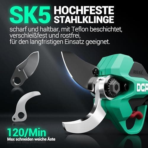DCA Akku Astschere 20V - Elektrische Baumschere mit Safety-Sleeve für Profis und Hobbygärtner
| DCA 20V Astschere - Por