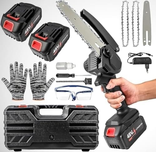Mini K Ketten­säge 8000mAh Akku, 21V für Gartenschere, ideales Geschenk für den Gartenliebhaber in der Sommersaison