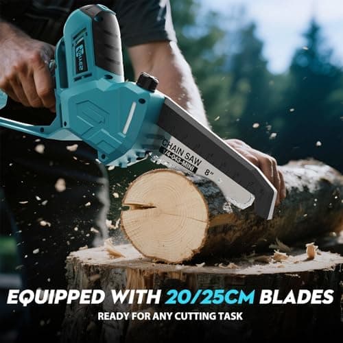 Akku-Kettensäge Makita 18V - 8&10 Zoll Wechselblattbar - bürstenlos für Holzschneidetasks und Baumpflege