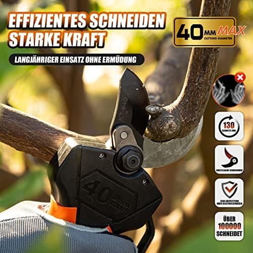 Kebtek Professionelle Akku-Astschere für Fachleute (KT940-body)