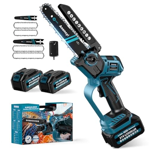 Akku-getriebene Mini-Kettensäge 6&8 Zoll für Gartenarbeiten Holzschnitte