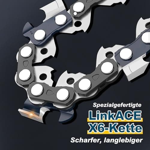 Mini Kettensäge mit Akku 2x4000mAh + Automatische Öler + DIY + Elektrische Akku Kettensäge für Gartenarbeiten + Compact