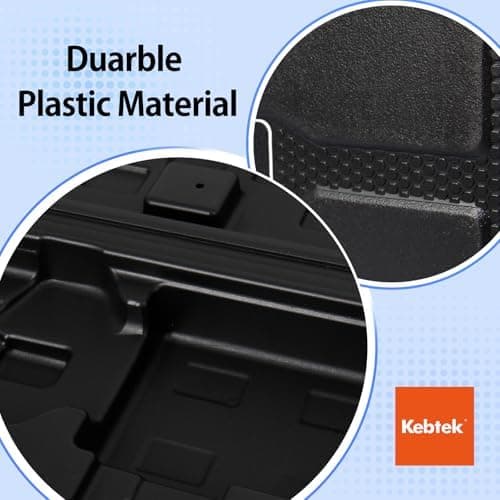 Kunststofftragekoffer KT940 Schwarz | Dauerhafte Aufbewahrungsfunktion | Werkzeugkoffer Organizer