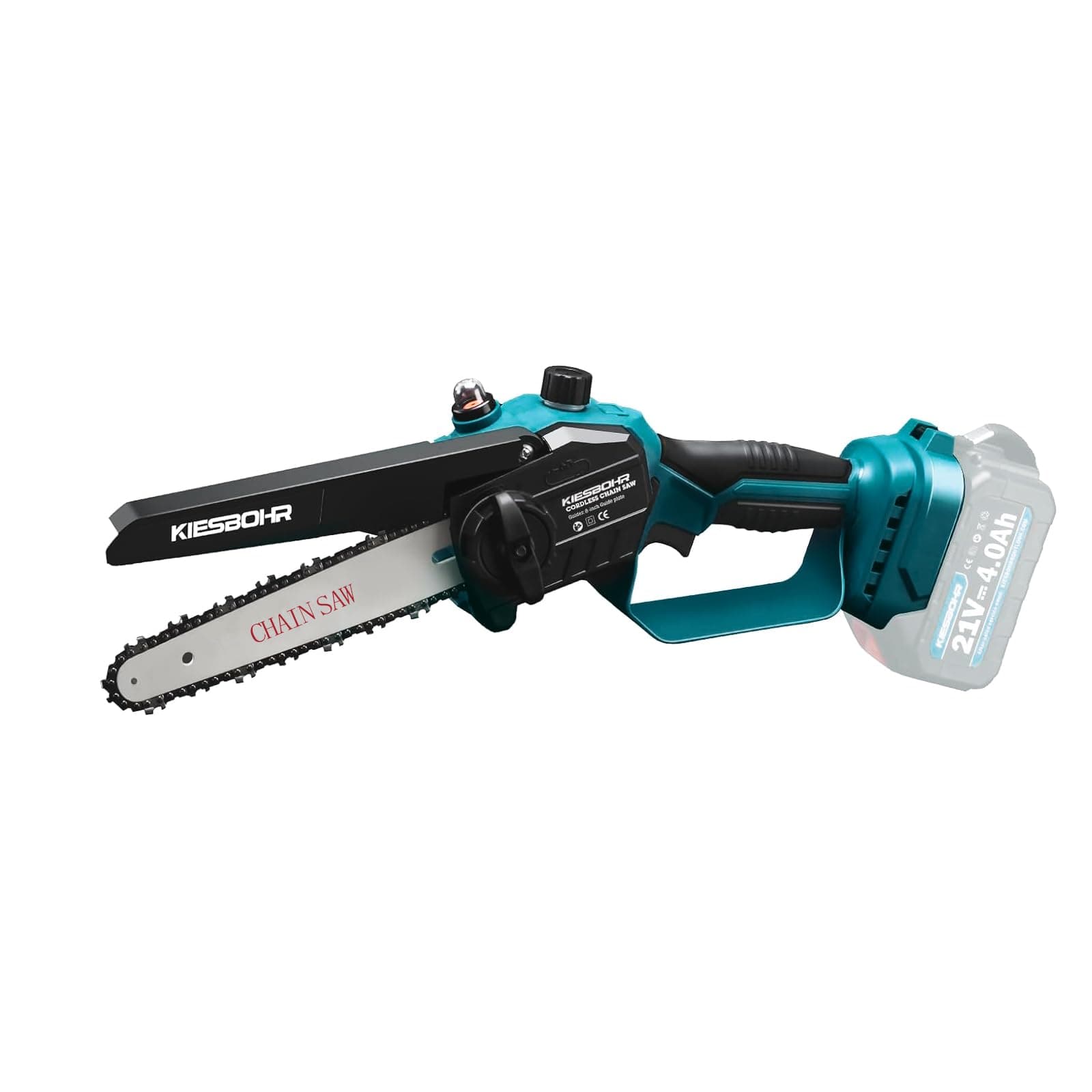 KIESBOHR Mini Akku Kettensäge für Makita 18V Akku, Verbesserte Kettenschmierung 6 Zoll, Elektrisch (ohne Akku)  
KIESBOH