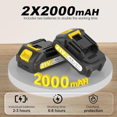 Akku Astschere, 50 MM Professionelle Bürstenlose Gartenschere für Zweige und Sträucher mit LCD Display und langanhaltend