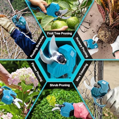 Ecarke Makita-Kompatible Akku-Astschere 18V, 38-50mm Schnittdurchmesser - Profi-Gartenwerkzeug für Effizienz - Ohne Akku