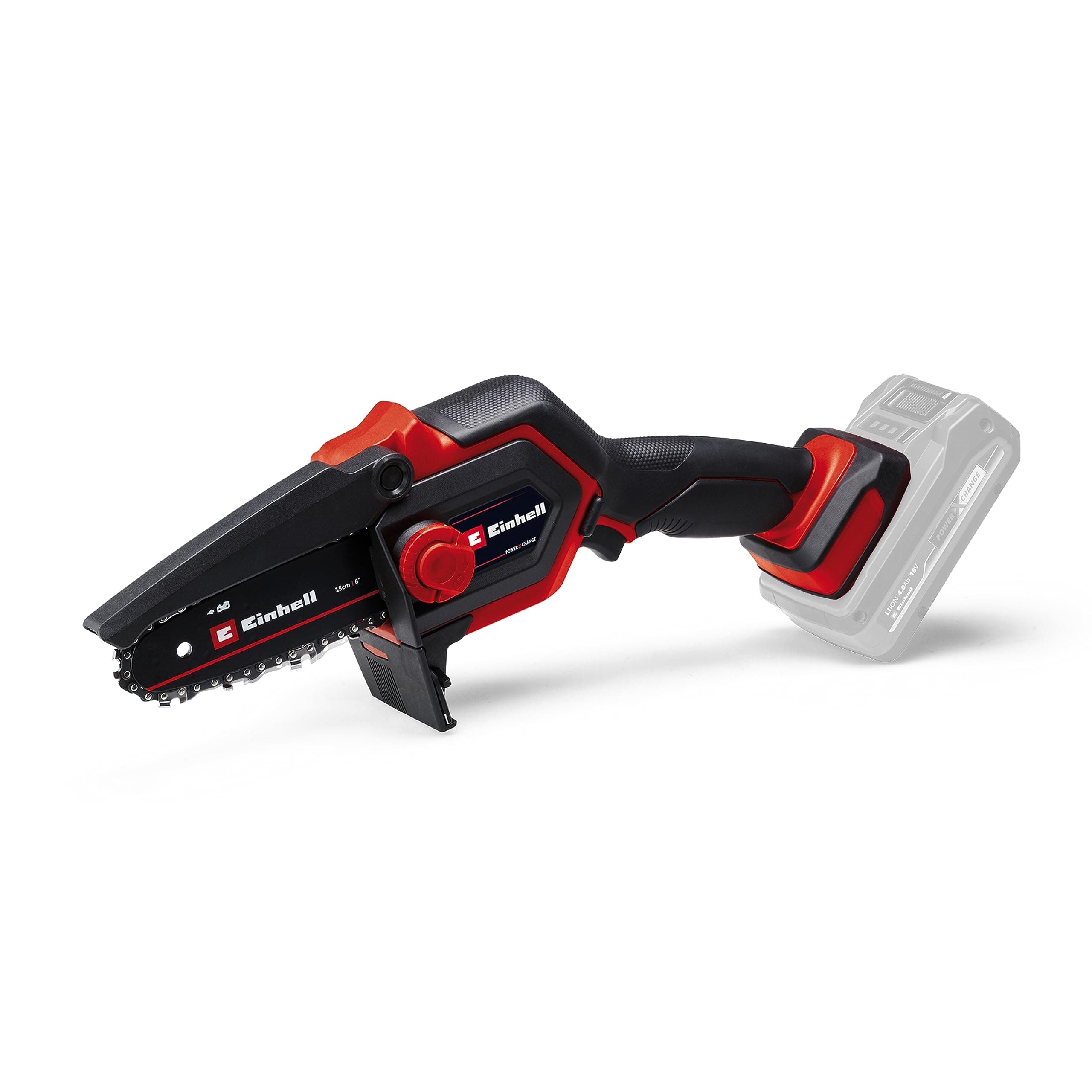 Einhell Akku-Astkettensäge GE-PS 18/15 Li BL-Solo Power X-Change für Professionalen im Baugewerbe
| Einhell Akku-Astket