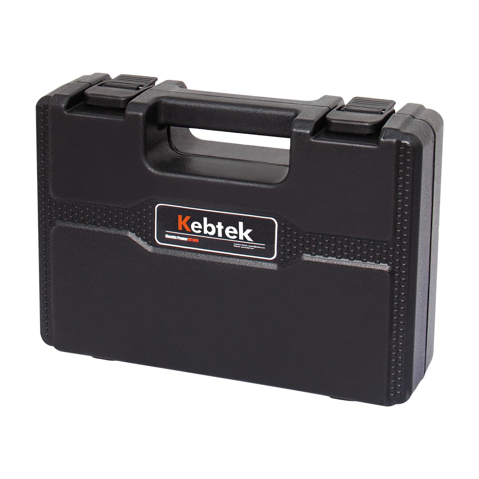 Kunststofftragekoffer KT940 Schwarz | Dauerhafte Aufbewahrungsfunktion | Werkzeugkoffer Organizer