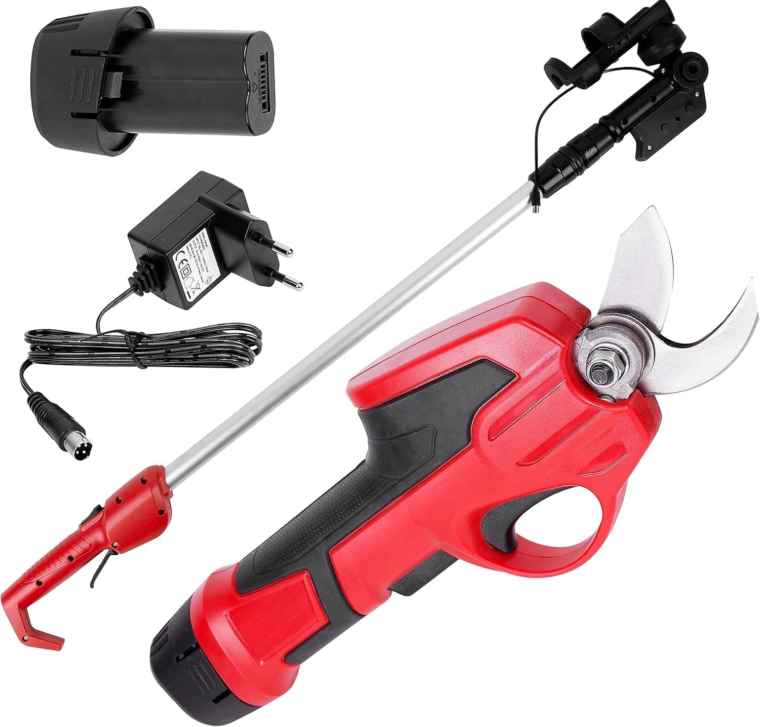STREND PRO Akkuschnitte lle Baumbeschneider Teleskop |für einfach Garten und Baum Beschneiden| max. 22mm, 170cm Lang tel