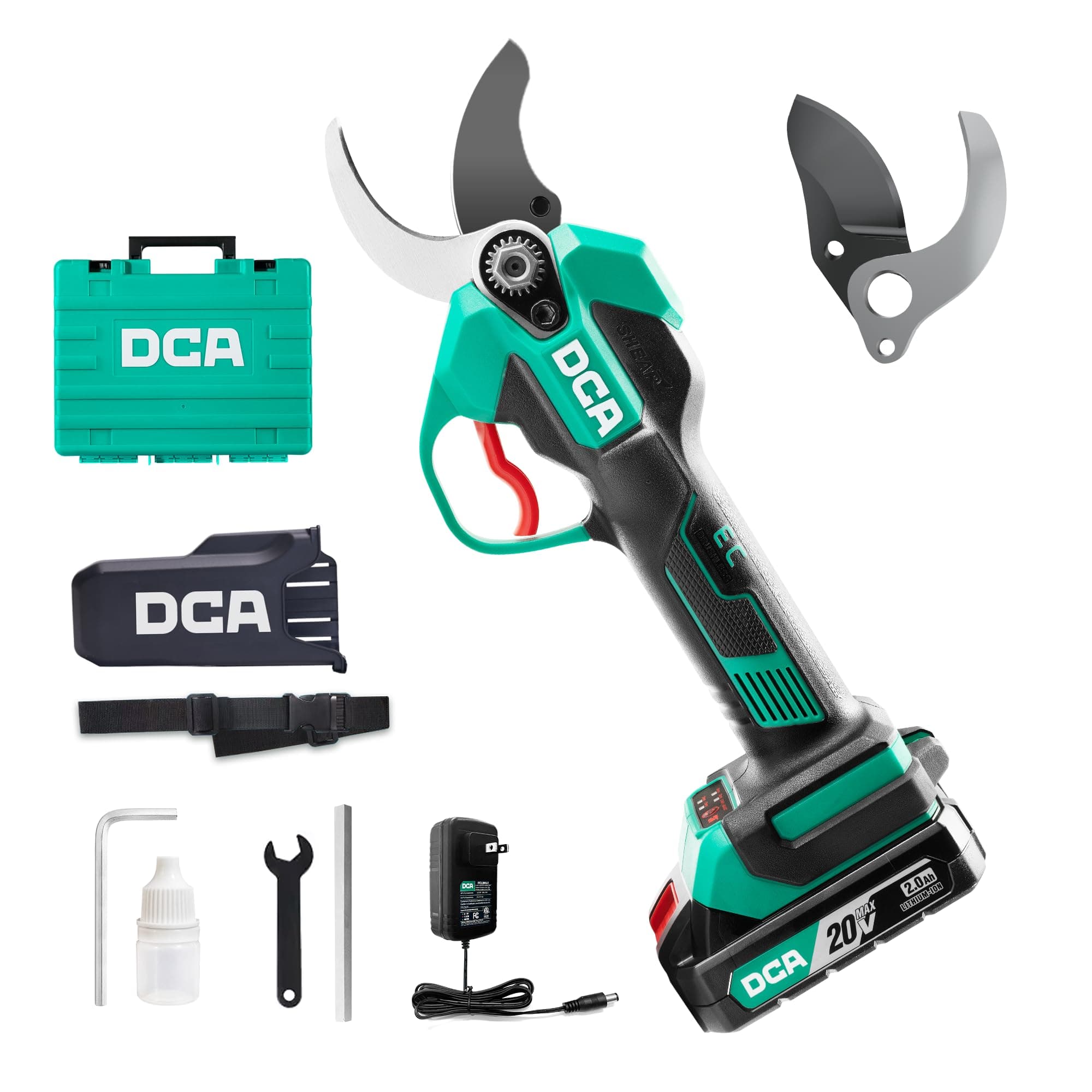 DCA Akku Astschere 20V - Elektrische Baumschere mit Safety-Sleeve für Profis und Hobbygärtner
| DCA 20V Astschere - Por